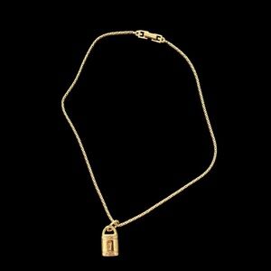 GIVENCHY Padlock Pendant Necklace